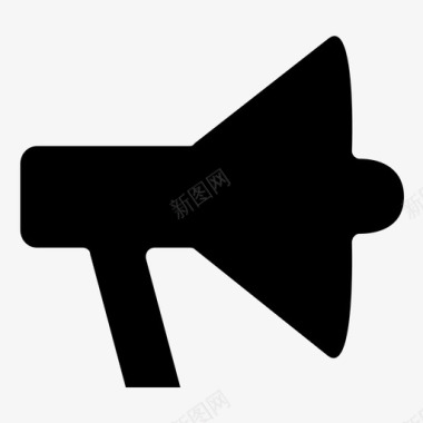 扩音器应用程序商务图标图标