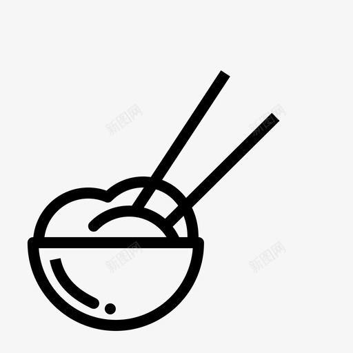 米饭中餐食品图标svg_新图网 https://ixintu.com 中餐 日式 米饭 食品 食品脂宝提纲