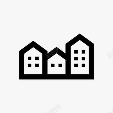 房子城市家图标图标