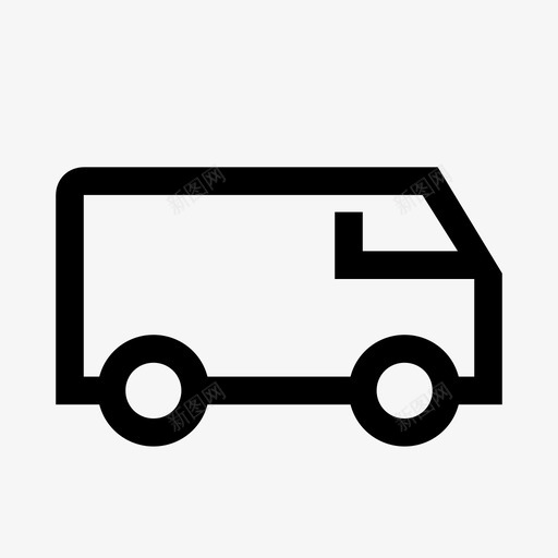 小型巴士汽车骑乘图标svg_新图网 https://ixintu.com 交通工具 小型巴士 汽车 车辆 运输 骑乘
