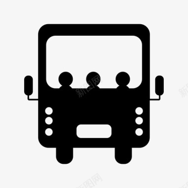 公共汽车乘客公共交通旅行图标图标