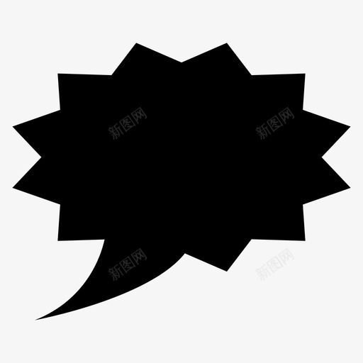 言语泡沫聊天交谈图标svg_新图网 https://ixintu.com 交谈 聊天 言语泡沫 说