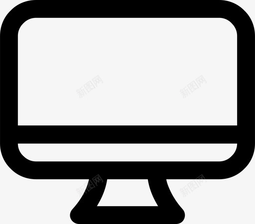 imac计算机桌面图标svg_新图网 https://ixintu.com imac pc 桌面 计算机 设备