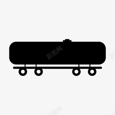 铁路油罐车集装箱工业图标图标