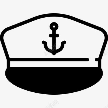 海军帽时装水手服图标图标