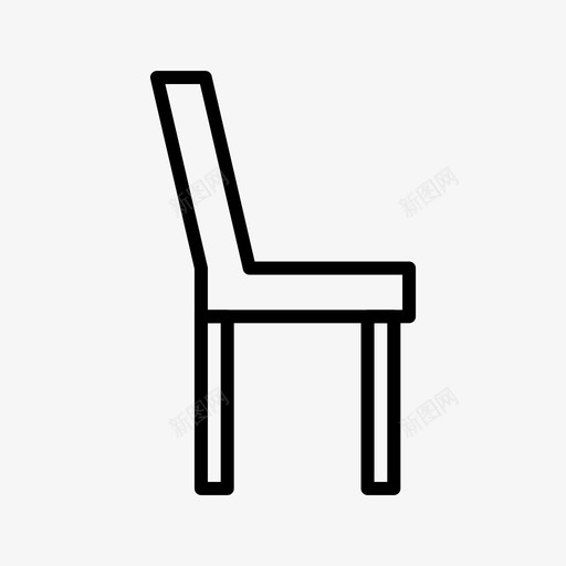 椅子座位5间办公室图标svg_新图网 https://ixintu.com 5间办公室 座位 椅子