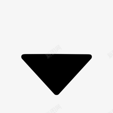 小三角（向下）图标