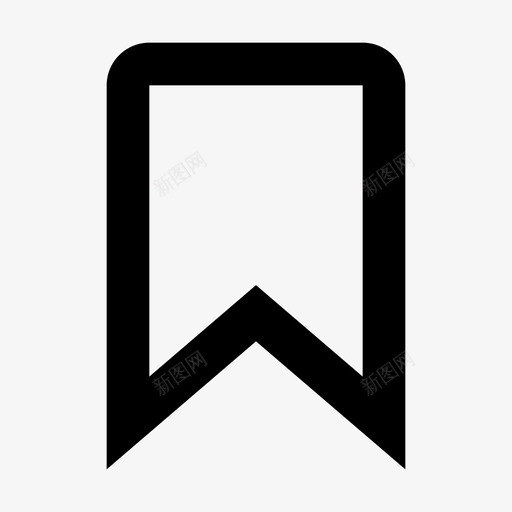 书签收藏夹喜欢图标svg_新图网 https://ixintu.com 书签 保存 喜欢 实用程序 收藏夹