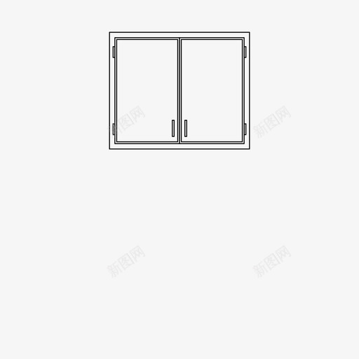 壁橱建筑橱柜图标svg_新图网 https://ixintu.com 壁橱 建筑 橱柜 门