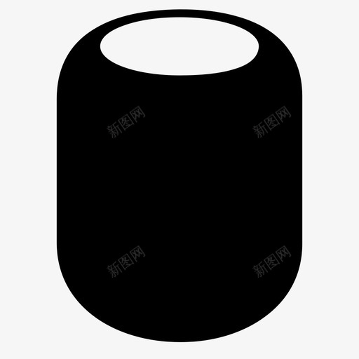 homepod苹果音乐图标svg_新图网 https://ixintu.com homepod 扬声器 苹果 音乐