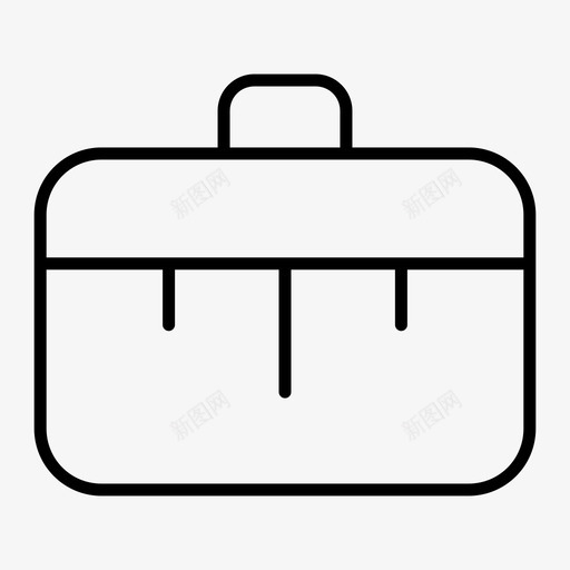 包公文包时尚图标svg_新图网 https://ixintu.com 公文包 包 手提箱 旅行 时尚 行李