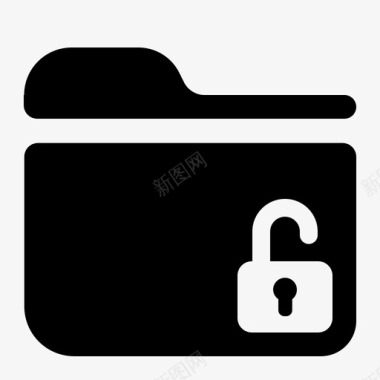文件夹解锁文件保护图标图标