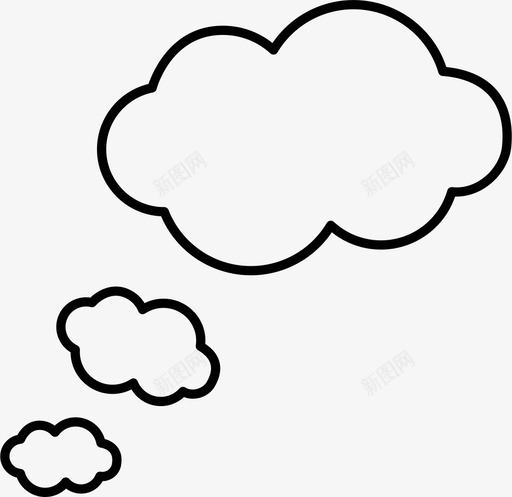 思想的云泡沫思想图标svg_新图网 https://ixintu.com 思想 思想泡沫 思想的云 泡沫 言语