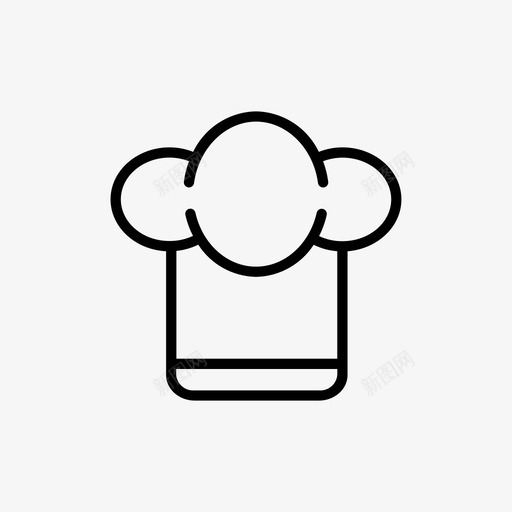 厨师帽烹饪厨房图标svg_新图网 https://ixintu.com 厨师帽 厨房 时尚 烹饪 玩具