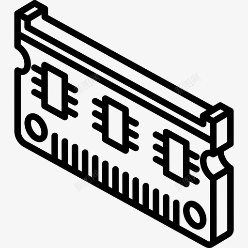 计算机芯片设备技术图标svg_新图网 https://ixintu.com 技术 技术iso大纲 计算机芯片 设备