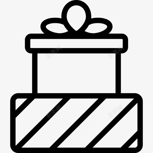 两个礼品盒礼盒图标svg_新图网 https://ixintu.com 两个礼品盒 礼盒