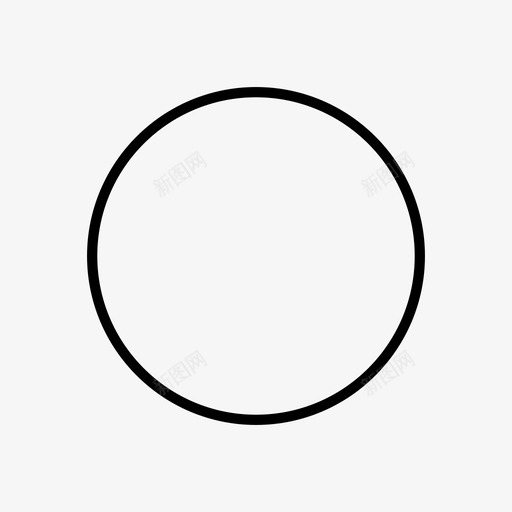 圆圆形状简单圆图标svg_新图网 https://ixintu.com 圆 圆形状 基础知识 简单圆