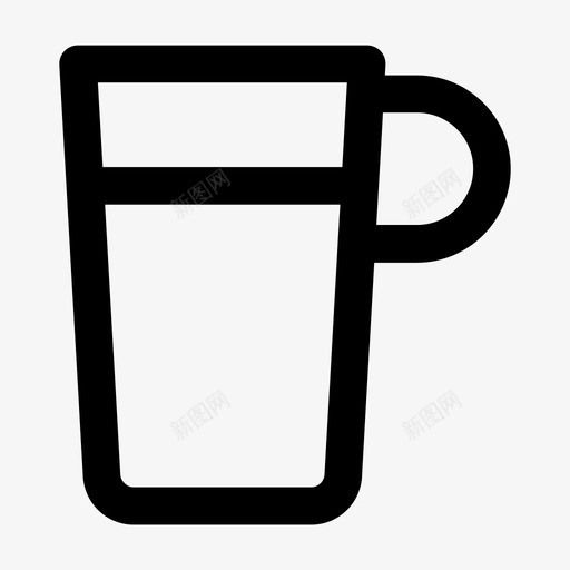 饮料,饮料,咖啡,杯子,浓咖啡,线性,扁平,填充,单色,简约,圆润svg_新图网 https://ixintu.com 饮料 咖啡 杯子 浓咖啡 线性 扁平 填充 单色 简约 圆润