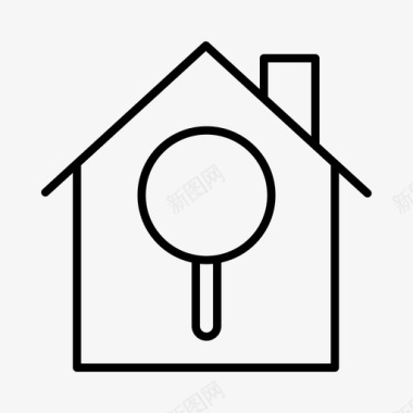 找房子检查房产图标图标