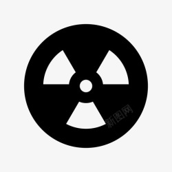 危险的核辐射危险核辐射图标高清图片