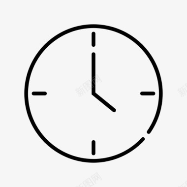 时钟日期和时间工具图标图标