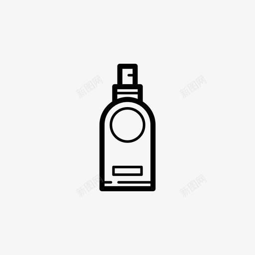 喷雾美容香水图标svg_新图网 https://ixintu.com 喷雾 喷雾瓶 美容 香水