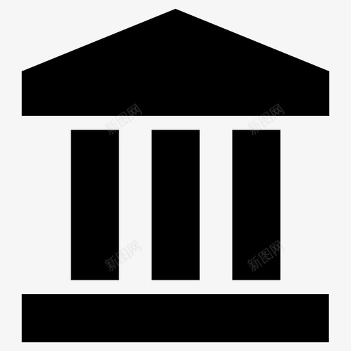 银行银行账户银行大楼图标svg_新图网 https://ixintu.com 银行 银行大楼 银行账户