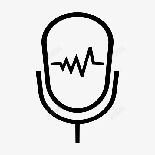 麦克风音乐唱歌图标svg_新图网 https://ixintu.com 唱歌 歌手 演讲 音乐 麦克风 麦克风唱歌