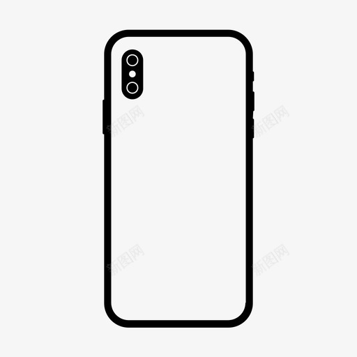 iphonex手机iphonex背面图标svg_新图网 https://ixintu.com iphonex iphonex背面 手机 智能手机