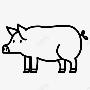 猪体家猪猪图标图标