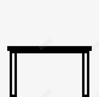 桌子家具家图标图标