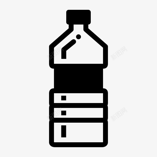 水大的瓶子图标svg_新图网 https://ixintu.com 大的 水 瓶子 饮料