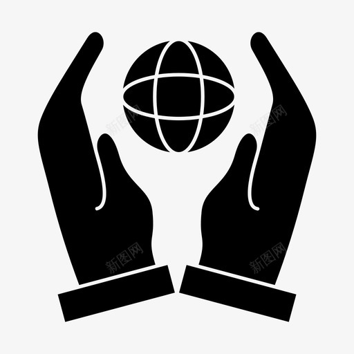 世界关怀生态环境图标svg_新图网 https://ixintu.com 世界关怀 环境 生态