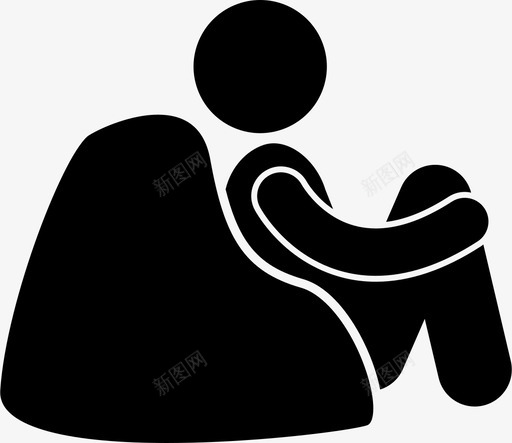 男人坐在豆袋上椅子地板图标svg_新图网 https://ixintu.com 地板 家里的基本电器 椅子 男人坐在豆袋上 躺着