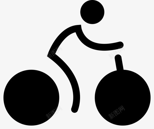骑自行车男人学生图标svg_新图网 https://ixintu.com 学生 旅行 男人 骑自行车