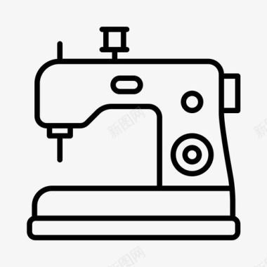 缝纫机改装家务图标图标