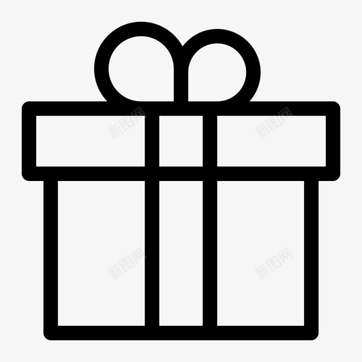 礼物礼盒送礼物图标svg_新图网 https://ixintu.com 礼物 礼盒 送礼物