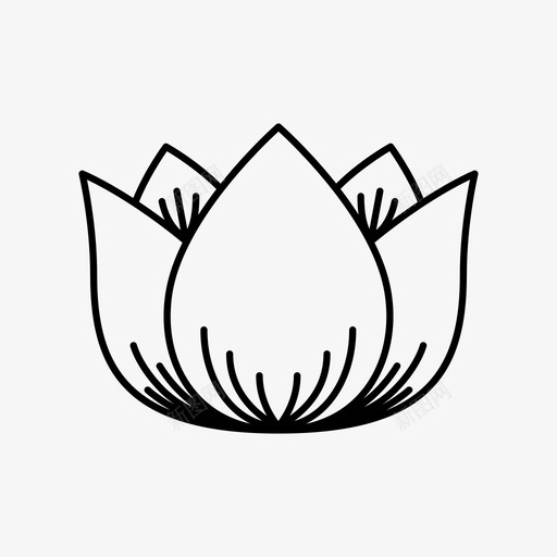 莲花秘传花图标svg_新图网 https://ixintu.com 瑜伽 百合 秘传 花 莲花