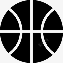 篮球比赛标志篮球比赛体育运动学生用品图标高清图片