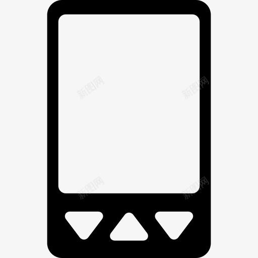 有三个按键的手机科技智能手机图标svg_新图网 https://ixintu.com 智能手机 有三个按键的手机 科技