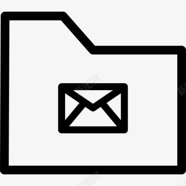 文件夹电子邮件存档文件图标图标