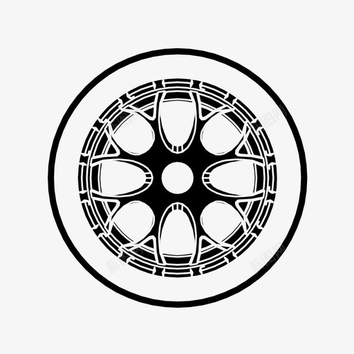 车轮汽车轮胎定制图标svg_新图网 https://ixintu.com 定制 汽车轮胎 汽车轮辋 赛车 车轮 轮毂盖 轮辋