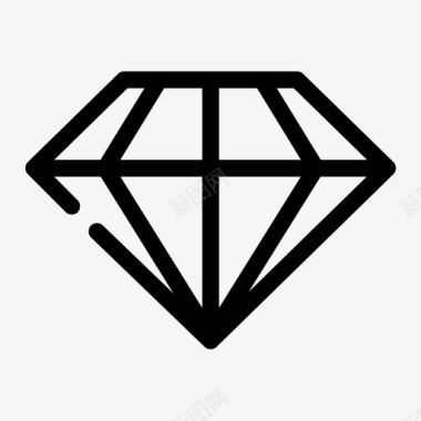 宝石钻石红宝石图标图标