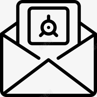 邮件保险箱数据信件图标图标