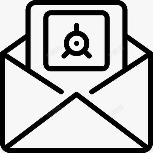 邮件保险箱数据信件图标svg_新图网 https://ixintu.com 信件 安全 数据 数据安全大纲 邮件保险箱