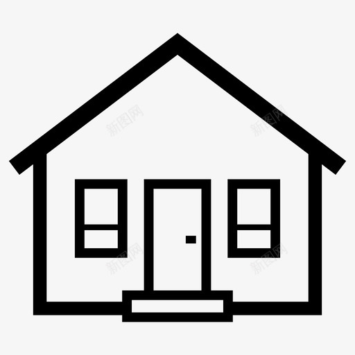 房子家真实的状态图标svg_新图网 https://ixintu.com 家 房子 真实的状态