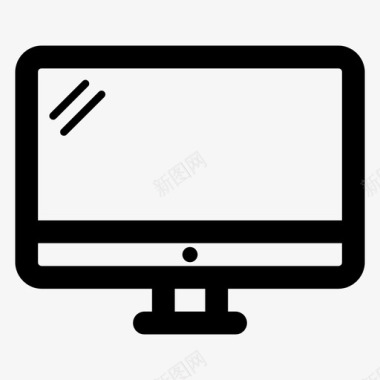 电脑电脑显示器电脑屏幕图标图标