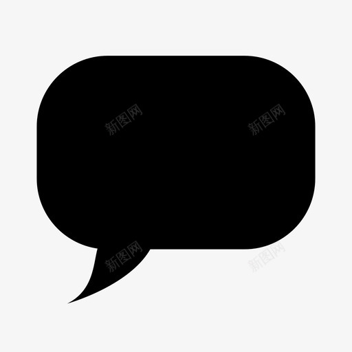 言语泡沫聊天交谈图标svg_新图网 https://ixintu.com 交谈 聊天 言语泡沫 说