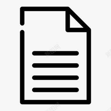 文件信函提案图标图标