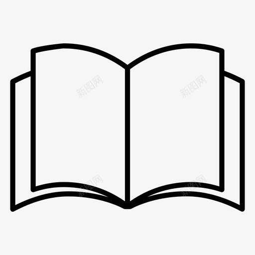 书籍学习小说图标svg_新图网 https://ixintu.com 书籍 学习 小说 教学 网络用户界面 阅读
